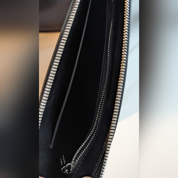 Brandon Blackwood Everyday Tote in Black Canvas with Leather details and pouch - Picture 6 of 6